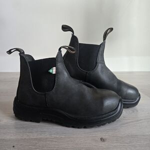 Blundstone Waxy Rustic Black Leather Boots